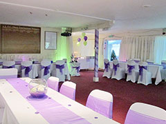 Clubhouse interior for small private party